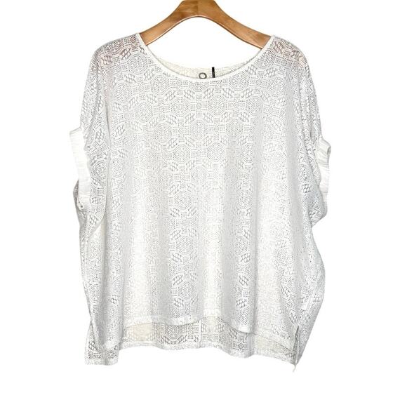 Anthropologie akemi + Kin white swim cover top size M/L - Picture 2 of 6